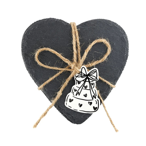 Heart Slate Coasters