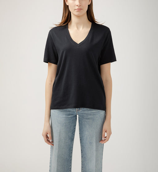 Drapey Luxe V-Neck Tee