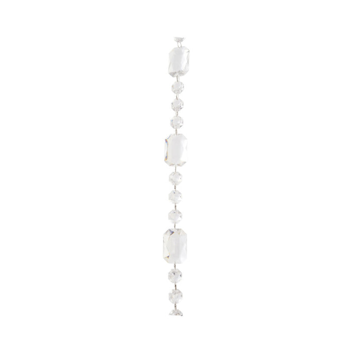 XT2073 72"L Plastic Crystal Garland 0701