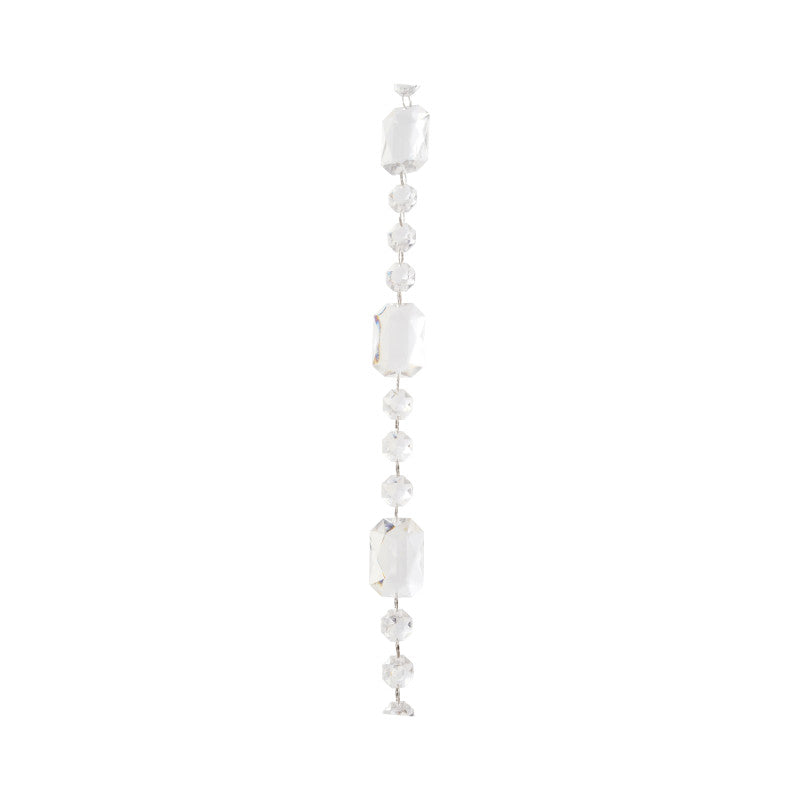 XT2073 72"L Plastic Crystal Garland 0701