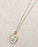 Starfish & Pearl Beach Charm Gold Necklace