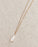 Teardrop Mother of Pearl Pendant Necklace