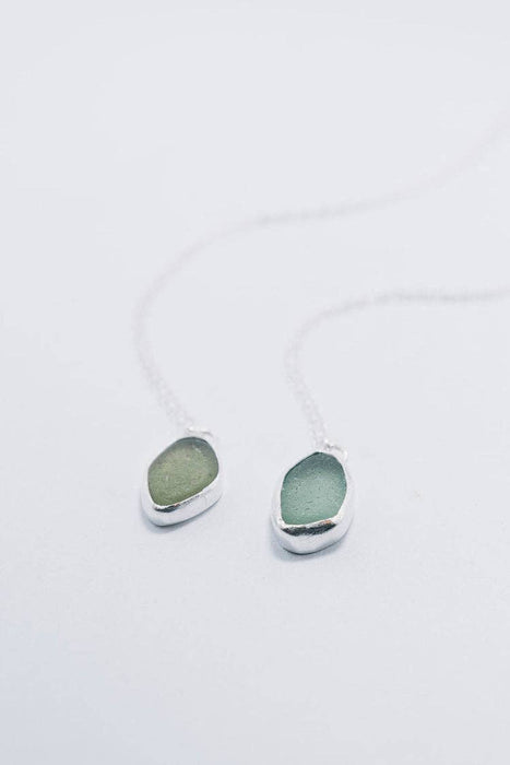 Green Sea Glass Necklace