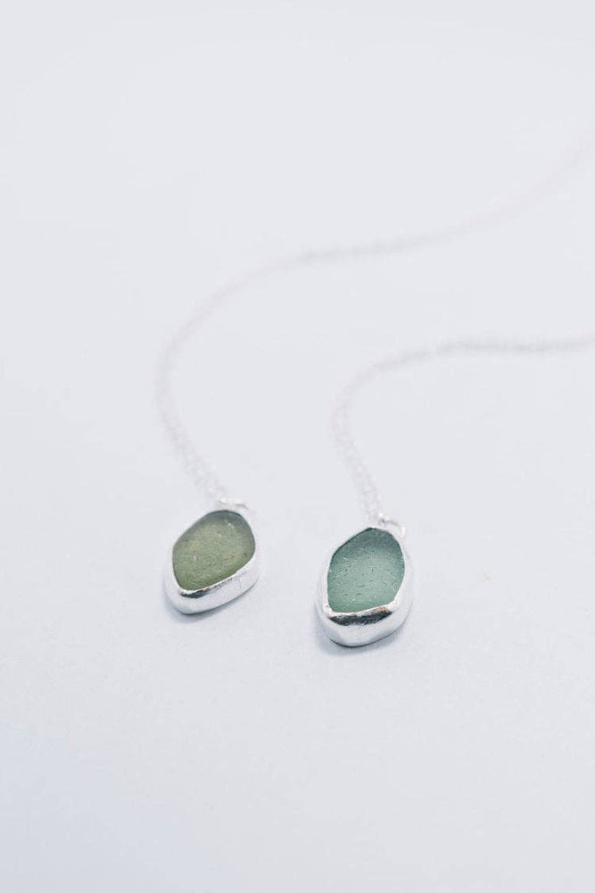 Green Sea Glass Necklace
