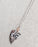 Romantic Stamped Hearts Minimalist Love Valentine Necklace