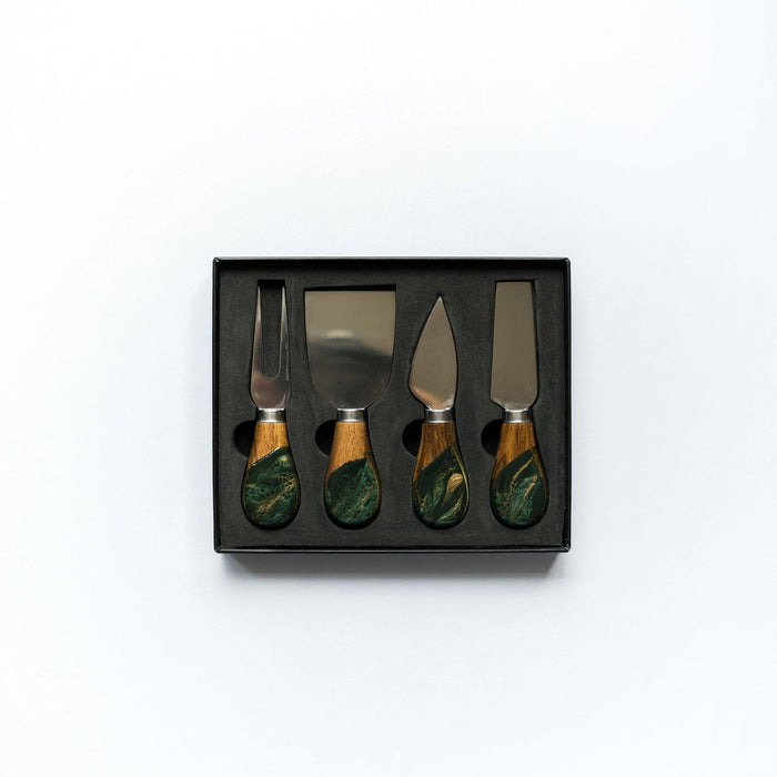 Resin Coated Cheese Knife Set - Set of 4 - NO TARIFFS!
