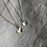 Full Heart Necklace | Gold