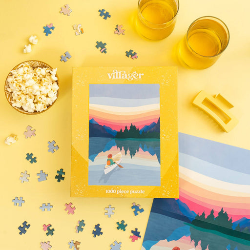 Sunrise Paddle 1000-Piece Puzzle | Designed in QC Canada