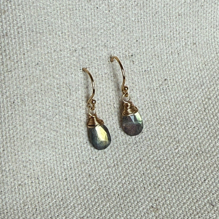 Ava Earrings | Labradorite