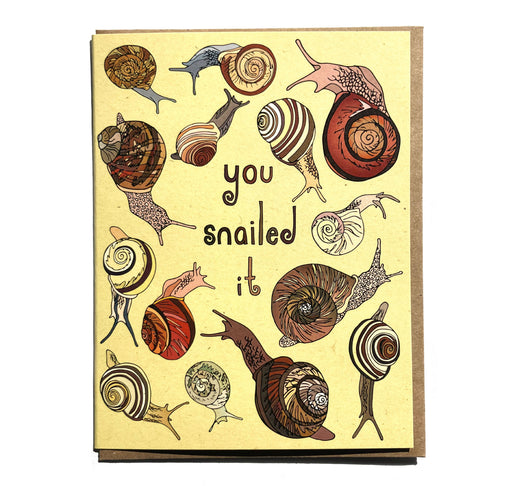 You Snailed It Card