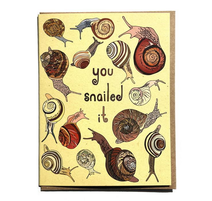 You Snailed It Card