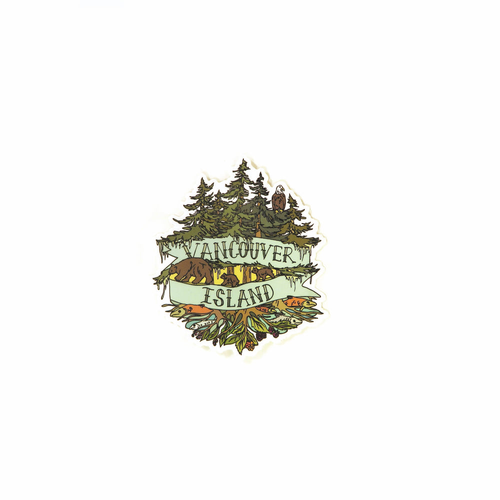 Vancouver Island Crest Sticker