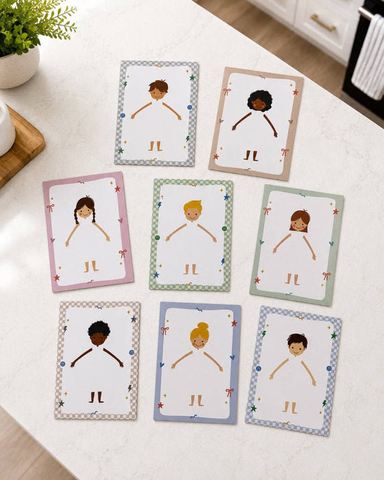 Magnetic Coloring Sheets - Design-a-Doll (8pc Set)