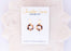 “Caroline”(Luxury) Gold& Light Brown Tortoise-Hypoallergenic