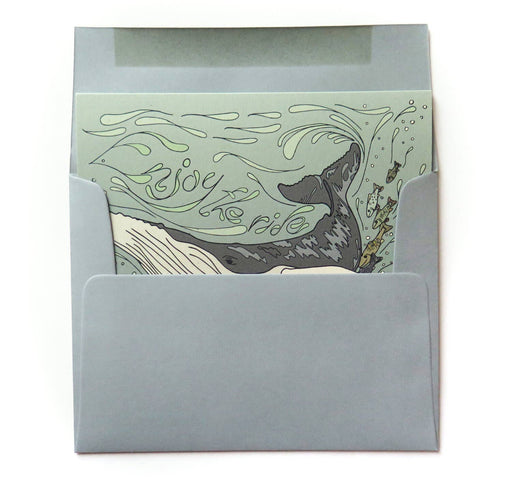 Enjoy the Ride Whale Card