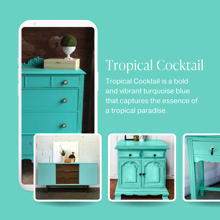 Tropical Cocktail-Chalk Style Paint for Furniture/Home Decor