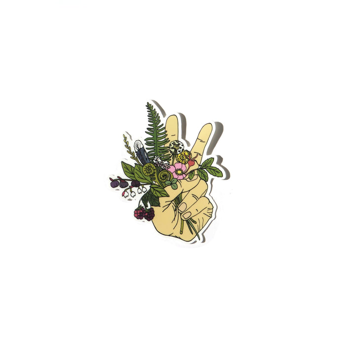Peace Handful Sticker