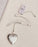 Large Silver Heart Locket Freshwater Pearl Necklace