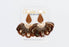 “Adeline” Leather & Feather statement- (Hypoallergenic)