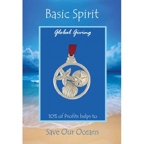 Shells in Ball Oceans Global Giving Ornament