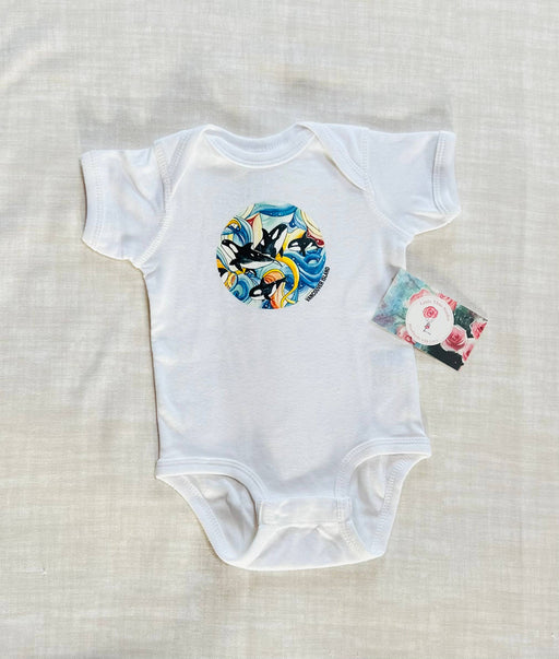Vancouver Island (Orcas) baby bodysuit