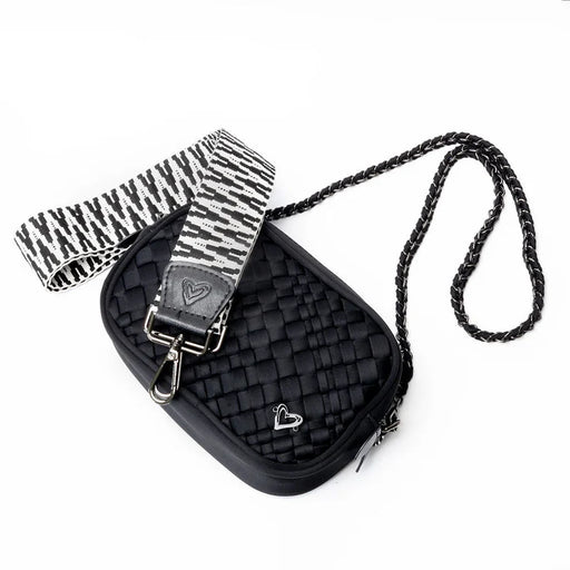 Caledon Woven Crossbody - Onyx