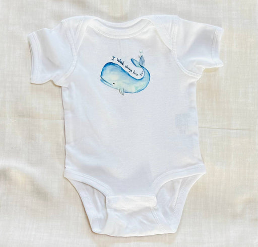 I Whale always love you baby bodysuit 