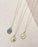 Starfish & Pearl Beach Charm Gold Necklace