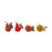 Wool Felt Mouse Eating Fruit CF4317A