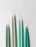 Pastel Teal Danish Taper Candle set of 2