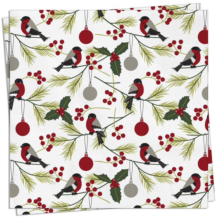 Hollybranch Birds - Cocktail Napkin