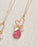 Colorful Druzy Quartz Cluster Heart Pendant Necklace