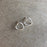 Open Heart Studs | Silver