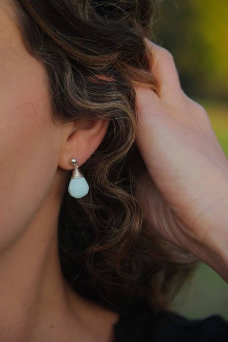 Pink Sapphire - Linnaea Earrings