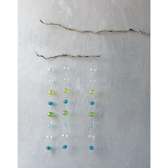 Multi Hand-Blown Glass Bubble Garland