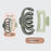 Recycled Plastic Assorted Claw Clip Set 3pc - Octopus