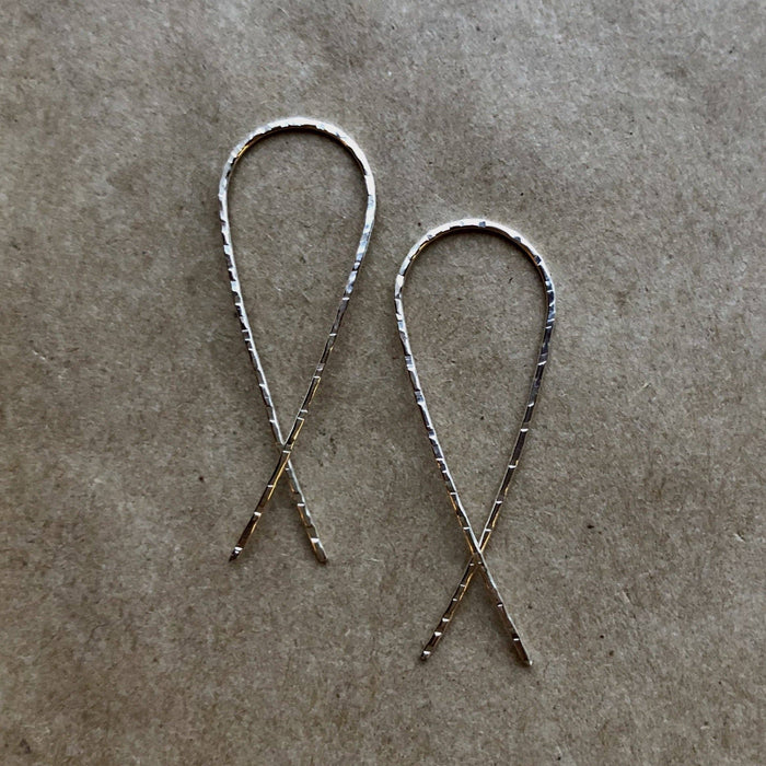Threader Earrings | Silver
