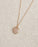 Semi-Precious Heart Charm Gold Necklace