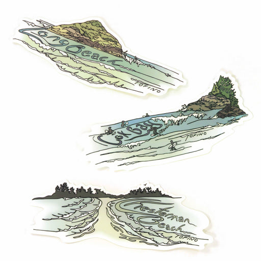 Tofino Chesterman Beach Sticker