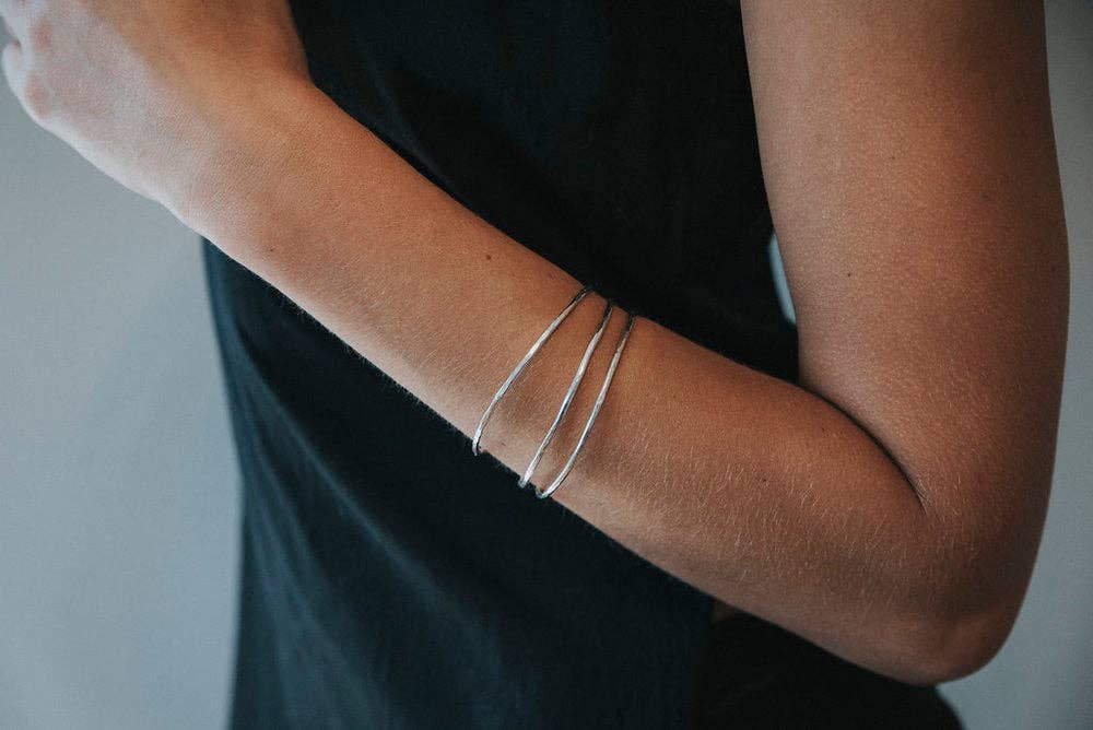 Hammered Bangle
