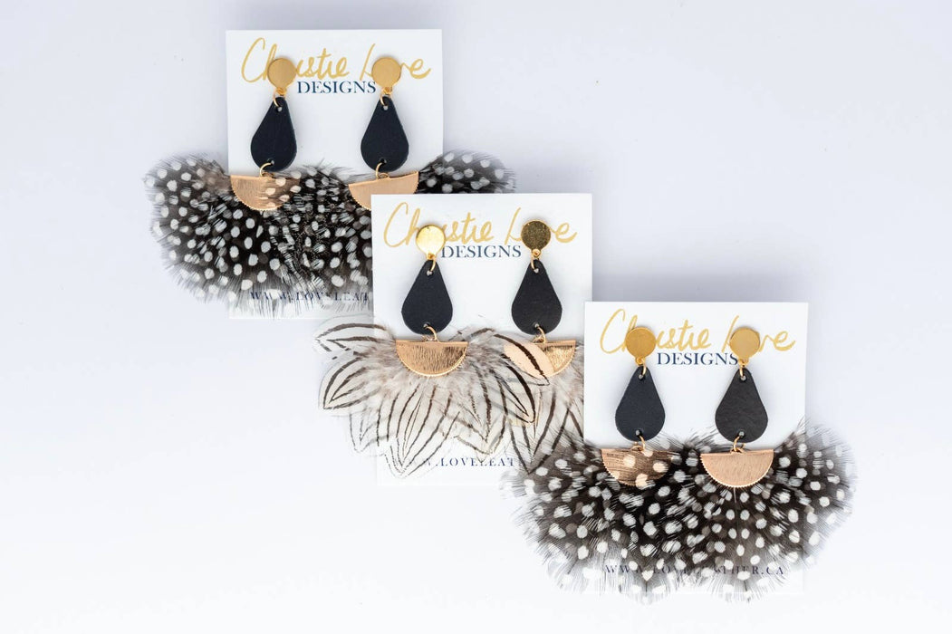 “Elle”- Party and Statement earrings- Hypoallergenic