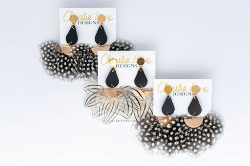 “Elle”- Party and Statement earrings- Hypoallergenic