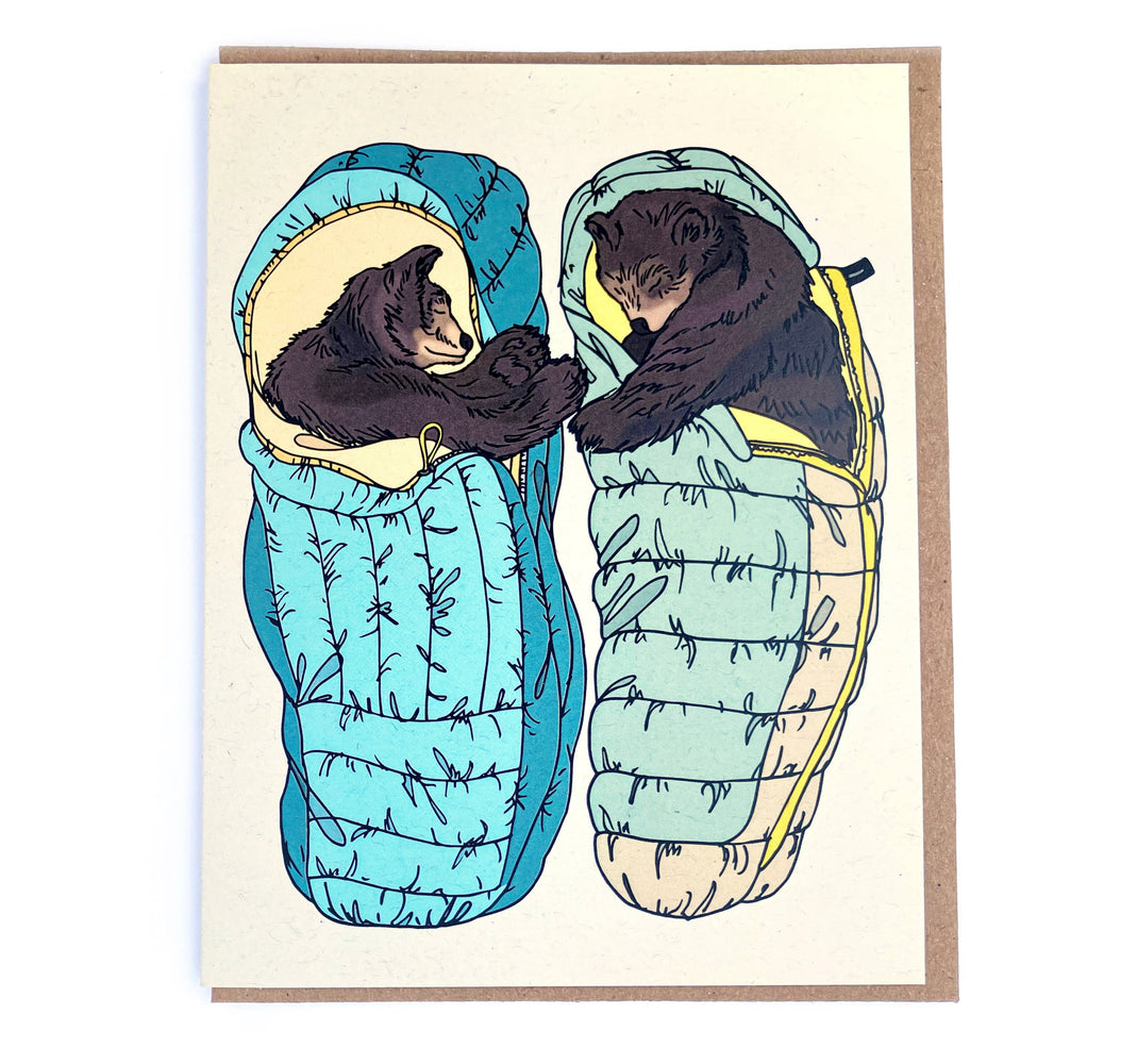 Hibernating Bears Card