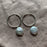 Brenda Hoops | Cream Pearls & Silver