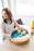 Round Bamboo Resin Serving Trays - NO TARIFFS!