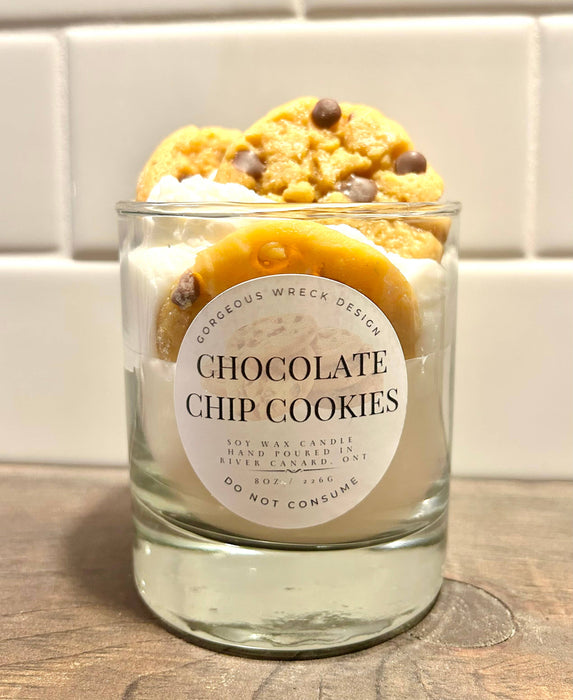 Chocolate Chip Cookie Dessert Candle