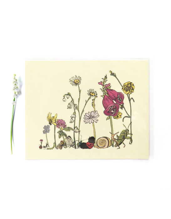 Bug Parade Print - 8x10 inches