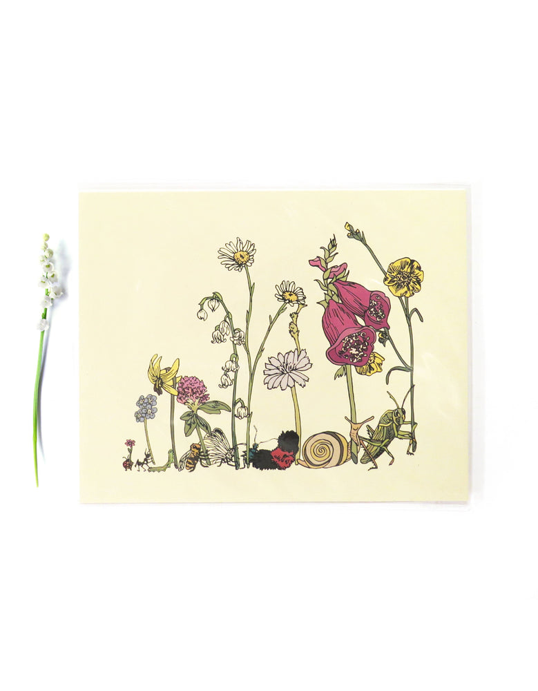 Bug Parade Print - 8x10 inches