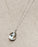 Minimalist Bridal Clear Crystal Pendant Long Necklace