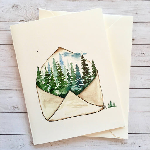 A package of green trees